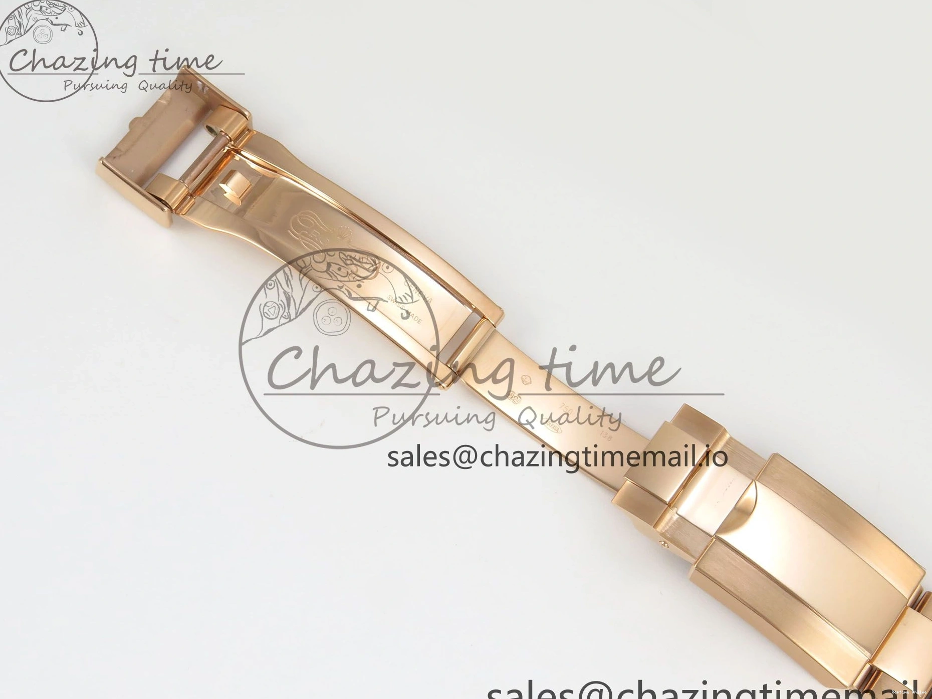 0203 FlexibleFit Daytona 116595 RBOW Rainbow IPKF Best Edition Black RG Dial on RG Bracelet DD 276